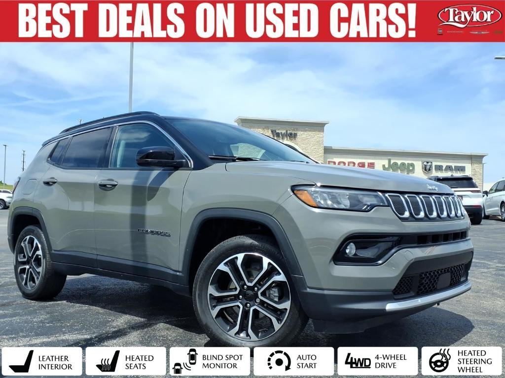 used 2022 Jeep Compass car, priced at $25,491