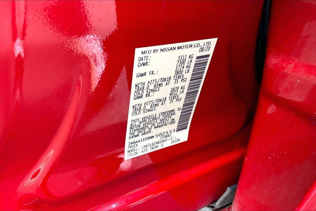 used 2021 Nissan Titan car, priced at $38,787