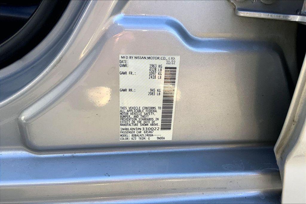 used 2023 Nissan Altima car, priced at $19,523