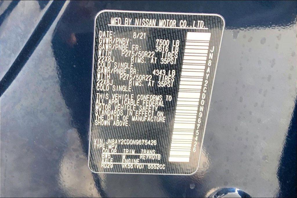 used 2022 Nissan Armada car, priced at $32,998