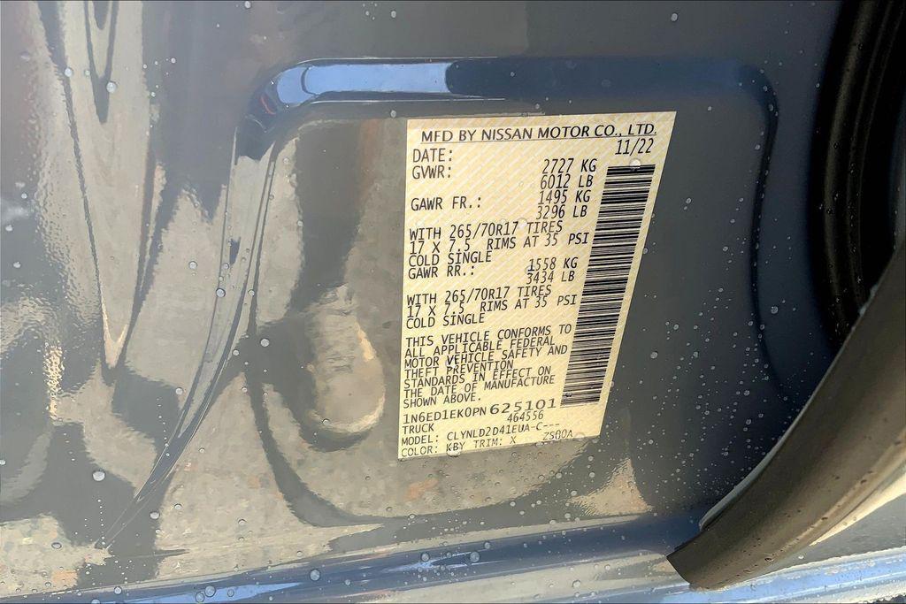 used 2023 Nissan Frontier car, priced at $35,089