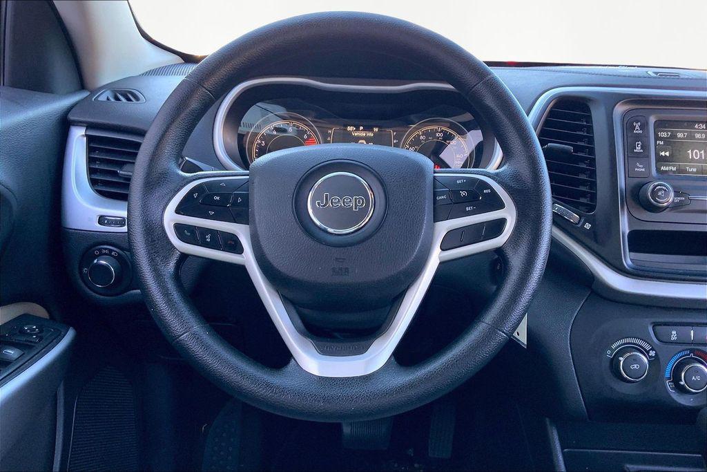 used 2017 Jeep Cherokee car, priced at $9,999