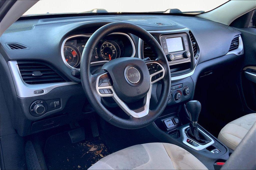 used 2017 Jeep Cherokee car, priced at $9,999