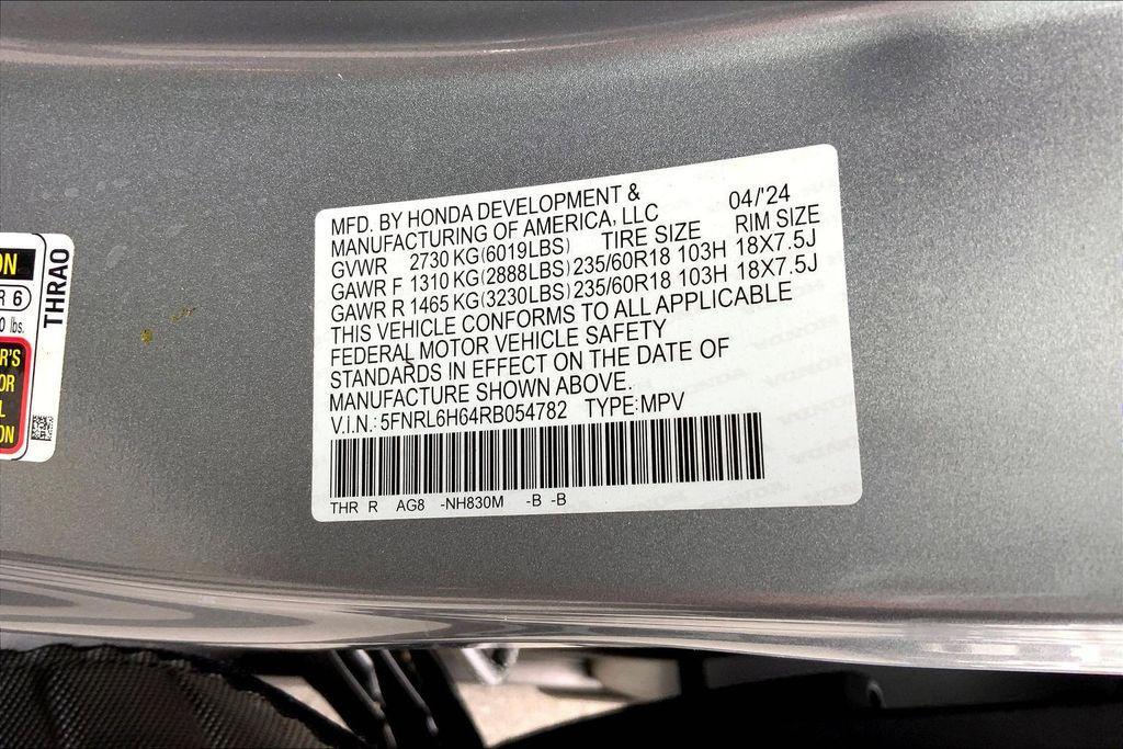 used 2024 Honda Odyssey car, priced at $37,459