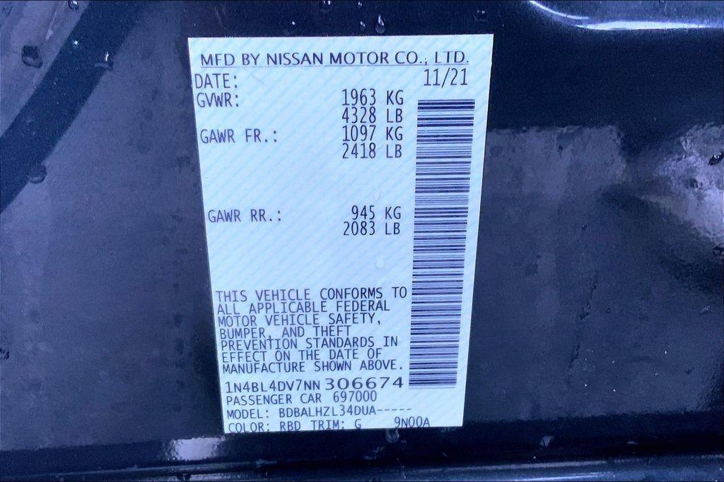 used 2022 Nissan Altima car, priced at $15,675