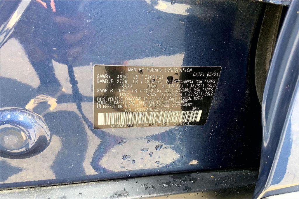 used 2021 Subaru Outback car, priced at $27,562