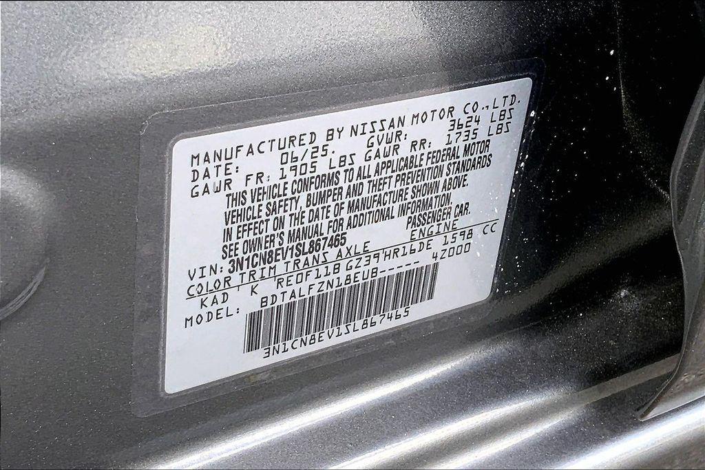 used 2025 Nissan Versa car, priced at $19,179