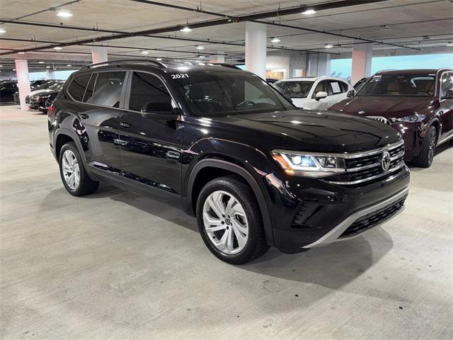 used 2021 Volkswagen Atlas car, priced at $23,100