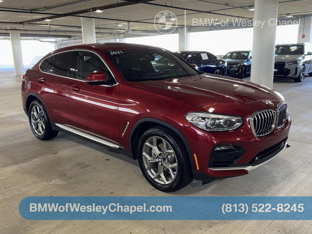 used 2021 BMW X4 car, priced at $33,800
