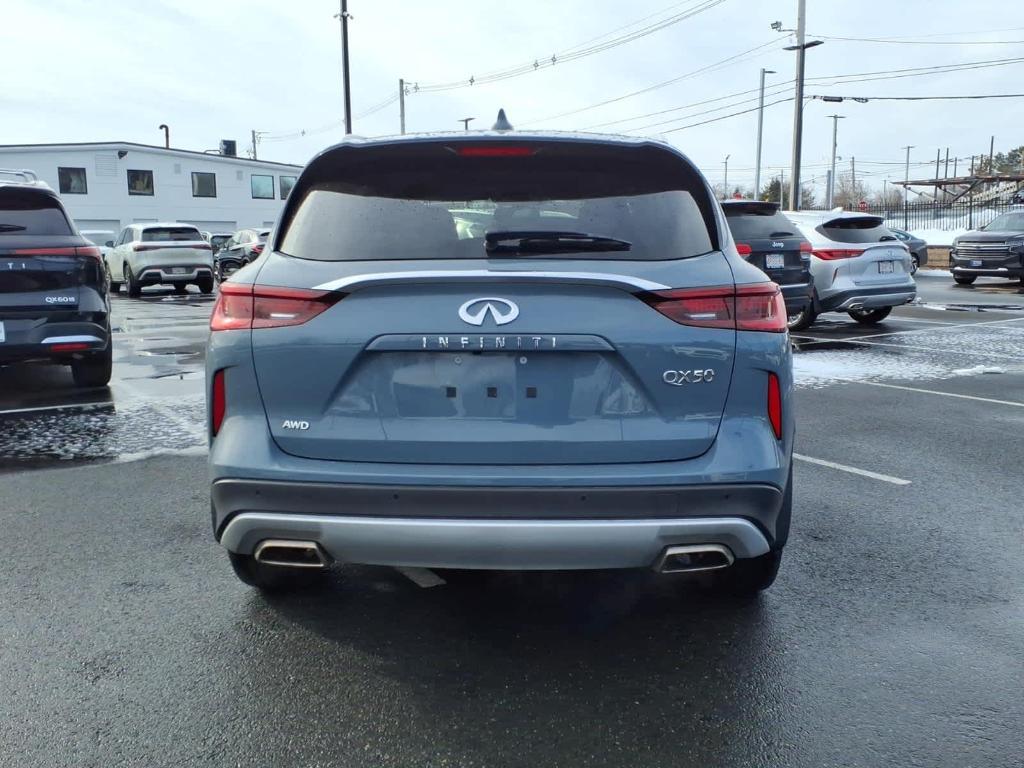 used 2022 INFINITI QX50 car, priced at $27,985