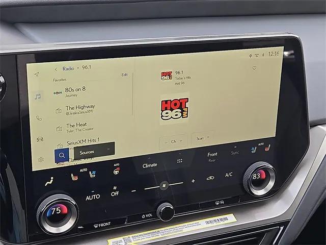 new 2026 Lexus TX 350 car, priced at $62,193