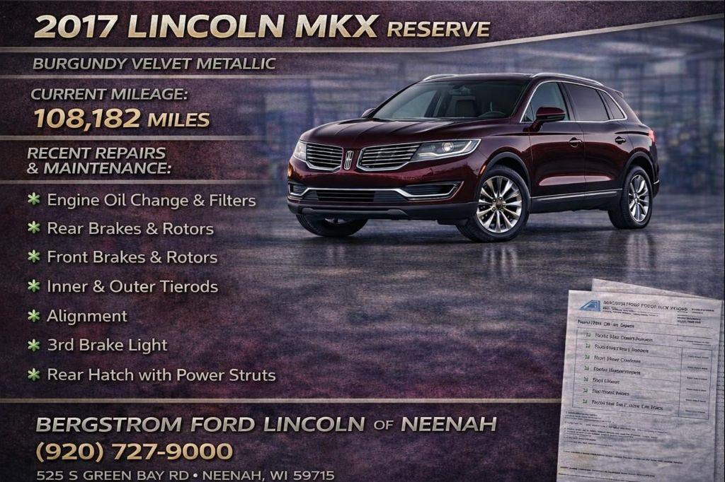 used 2017 Lincoln MKX car, priced at $13,998