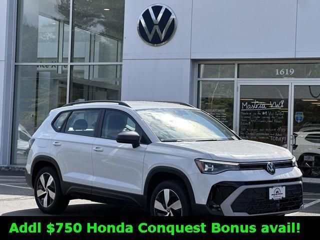 new 2025 Volkswagen Taos car, priced at $25,990