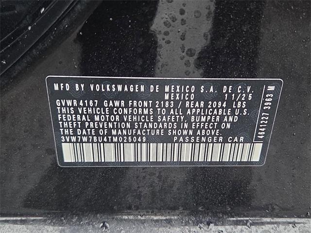 new 2026 Volkswagen Jetta car, priced at $27,542