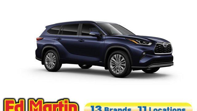 new 2025 Toyota Highlander Hybrid car, priced at $56,153