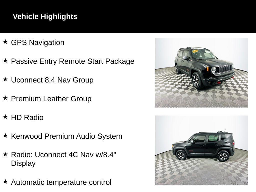 used 2020 Jeep Renegade car, priced at $16,472