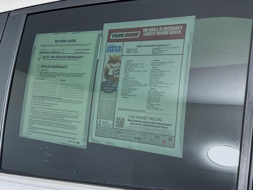 used 2024 Chevrolet Equinox car, priced at $21,671