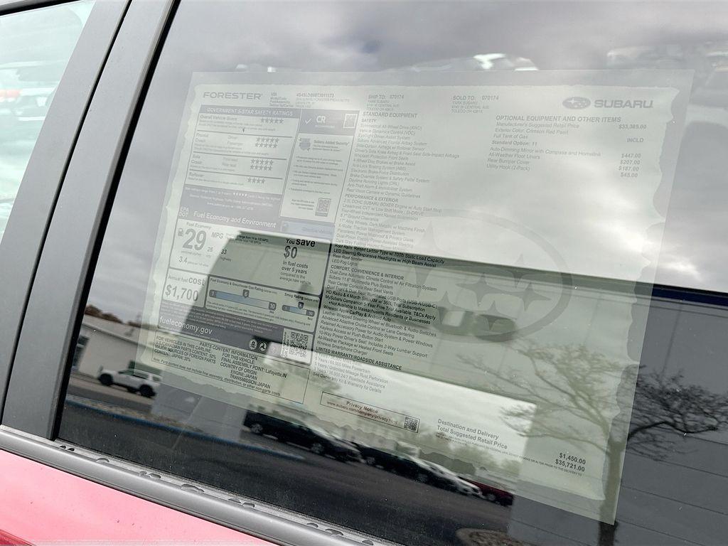 new 2026 Subaru Forester car, priced at $34,721
