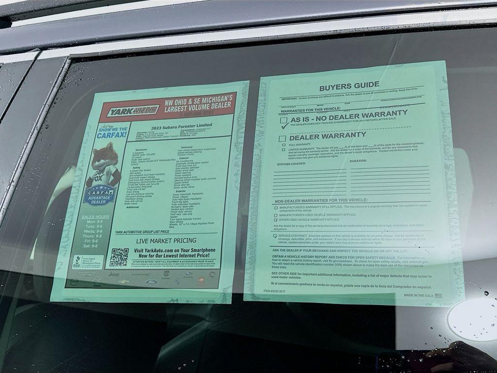 used 2023 Subaru Forester car, priced at $28,427