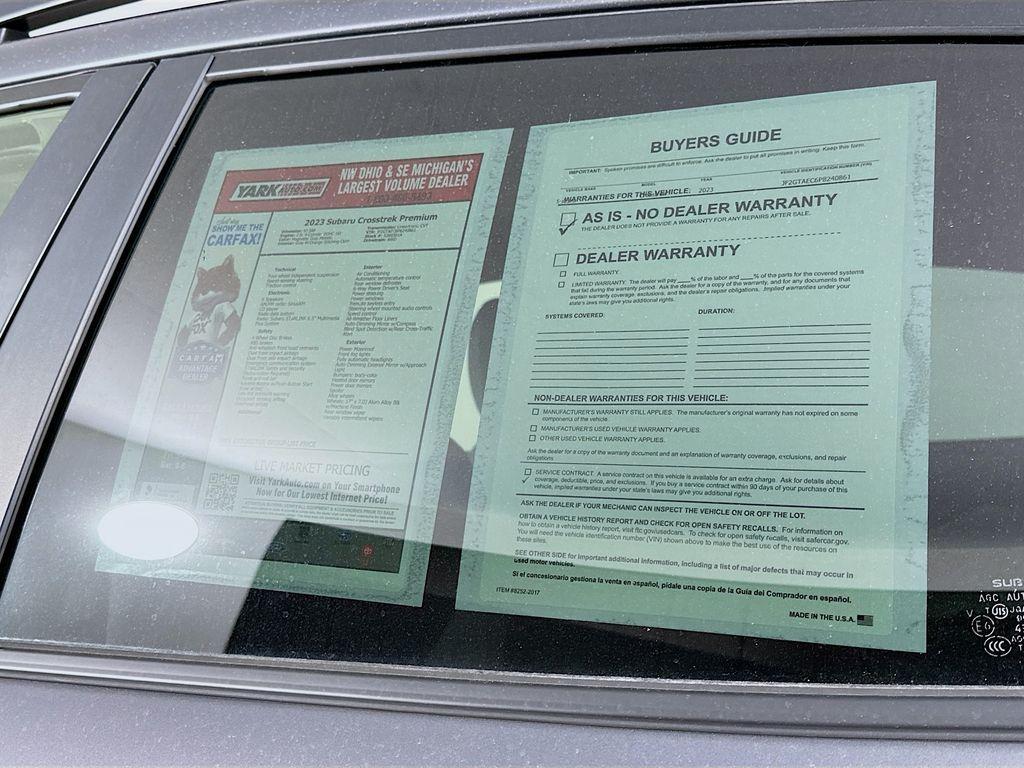 used 2023 Subaru Crosstrek car, priced at $20,258