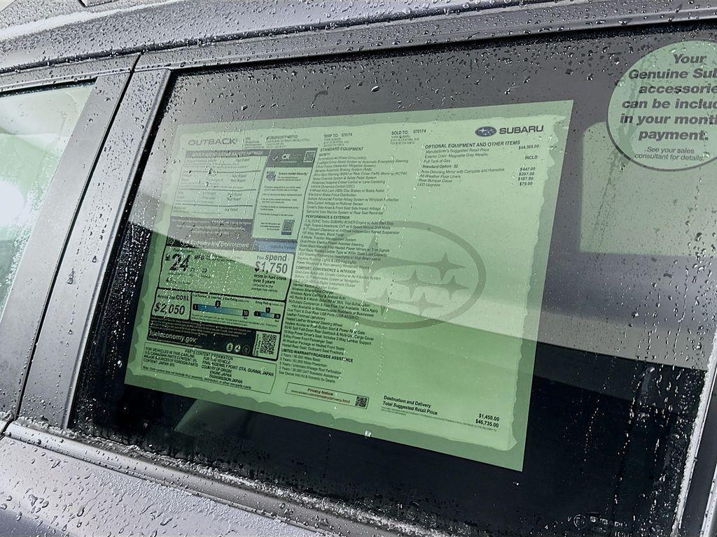 new 2026 Subaru Outback car, priced at $45,735