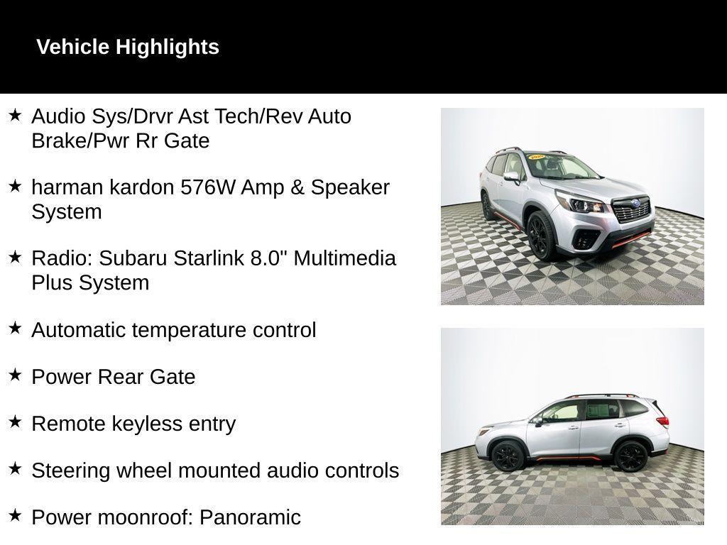 used 2020 Subaru Forester car, priced at $20,751