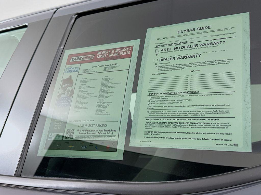 used 2024 Toyota Tacoma car, priced at $34,997