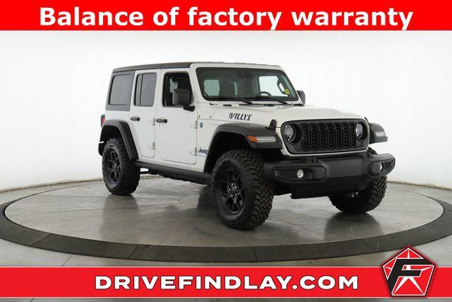 used 2025 Jeep Wrangler 4xe car, priced at $33,900