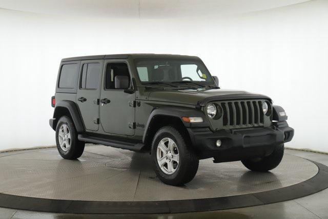 used 2022 Jeep Wrangler Unlimited car, priced at $19,900