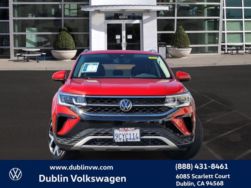 used 2022 Volkswagen Taos car, priced at $18,271