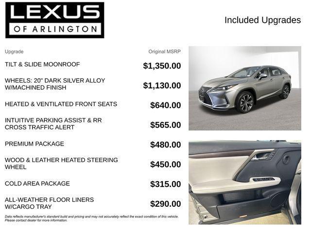 used 2022 Lexus RX 350 car, priced at $46,495