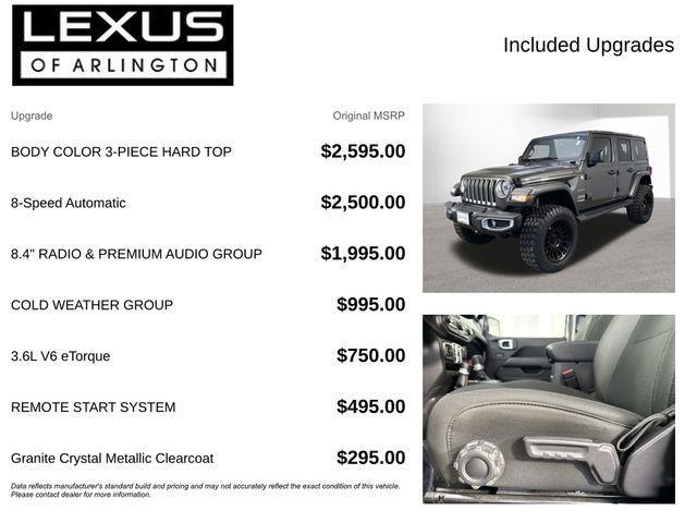 used 2021 Jeep Wrangler Unlimited car, priced at $33,495