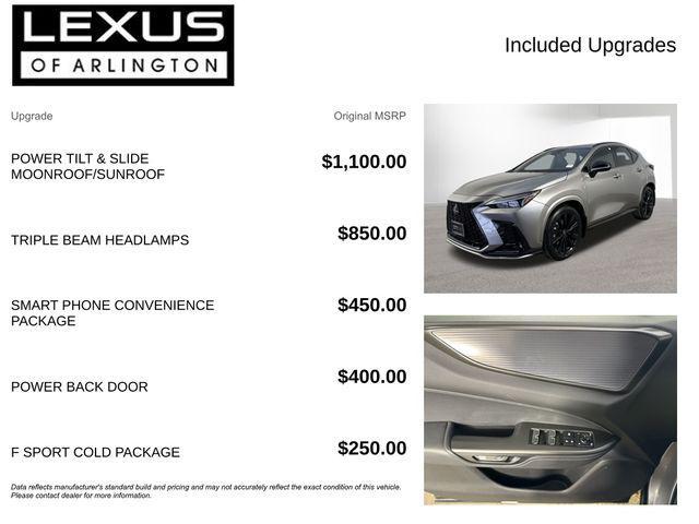 used 2024 Lexus NX 350 car, priced at $40,995