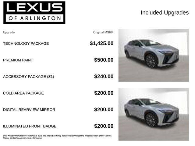 used 2023 Lexus RZ 450e car, priced at $32,495