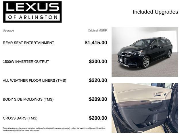 used 2022 Toyota Sienna car, priced at $45,795