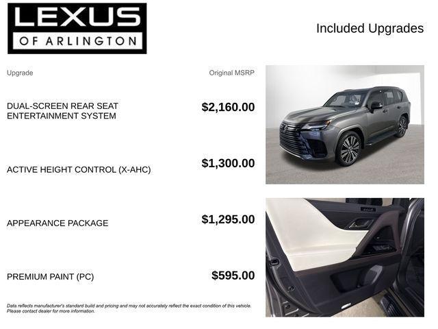 used 2022 Lexus LX 600 car, priced at $82,495