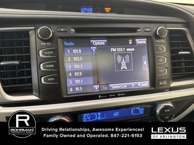 used 2019 Toyota Highlander car, priced at $21,495