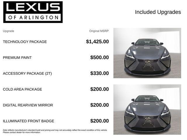 used 2023 Lexus RZ 450e car, priced at $32,495