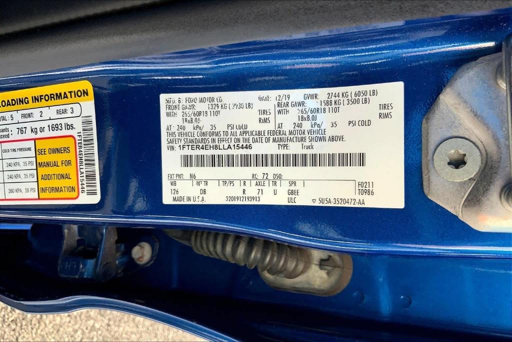 used 2020 Ford Ranger car, priced at $30,989