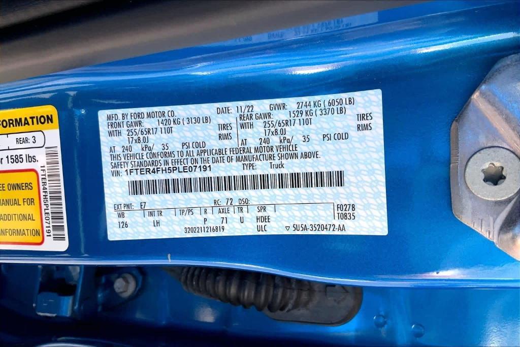 used 2023 Ford Ranger car, priced at $34,465