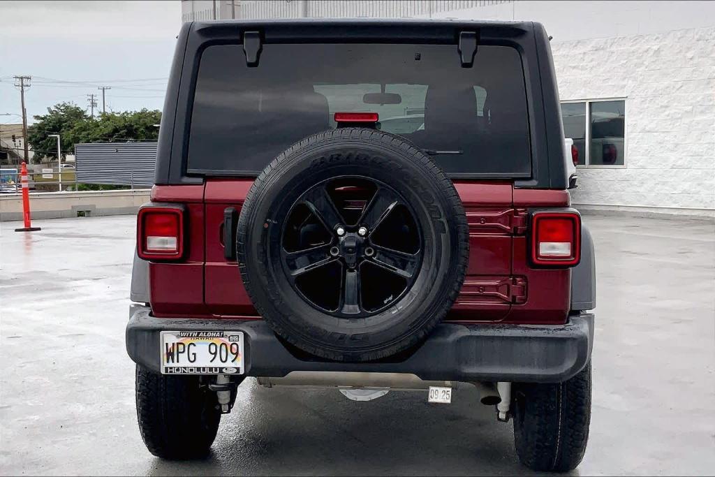 used 2021 Jeep Wrangler Unlimited car, priced at $26,921