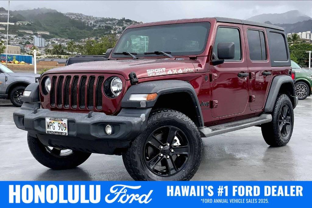 used 2021 Jeep Wrangler Unlimited car, priced at $26,921