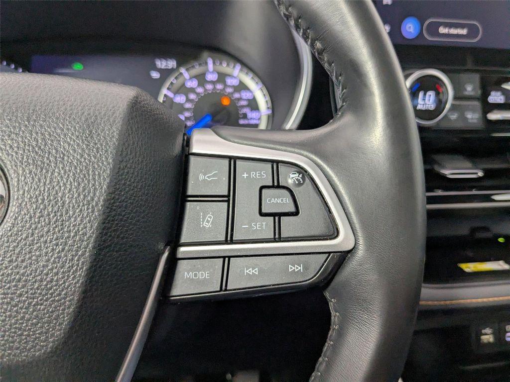 used 2023 Toyota Highlander Hybrid car, priced at $37,500