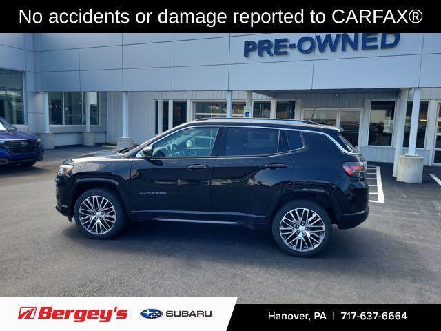 used 2022 Jeep Compass car, priced at $22,600