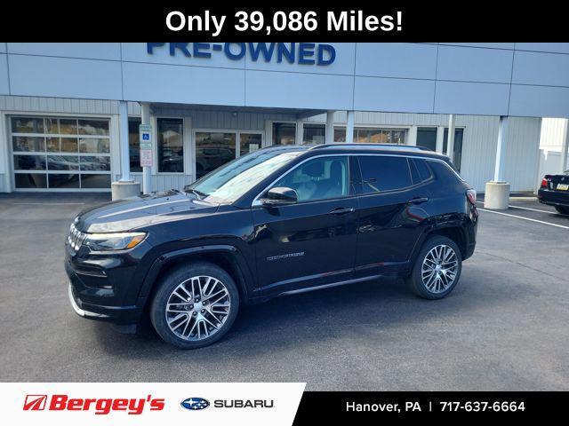 used 2022 Jeep Compass car, priced at $22,400