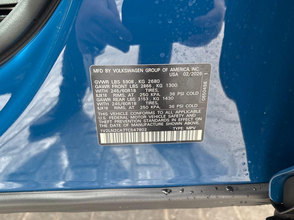 new 2026 Volkswagen Atlas car, priced at $38,709