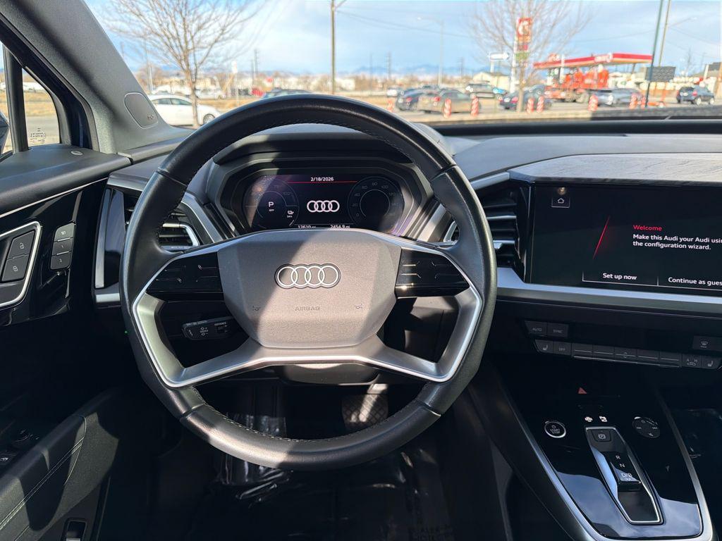 used 2023 Audi Q4 e-tron car, priced at $29,356