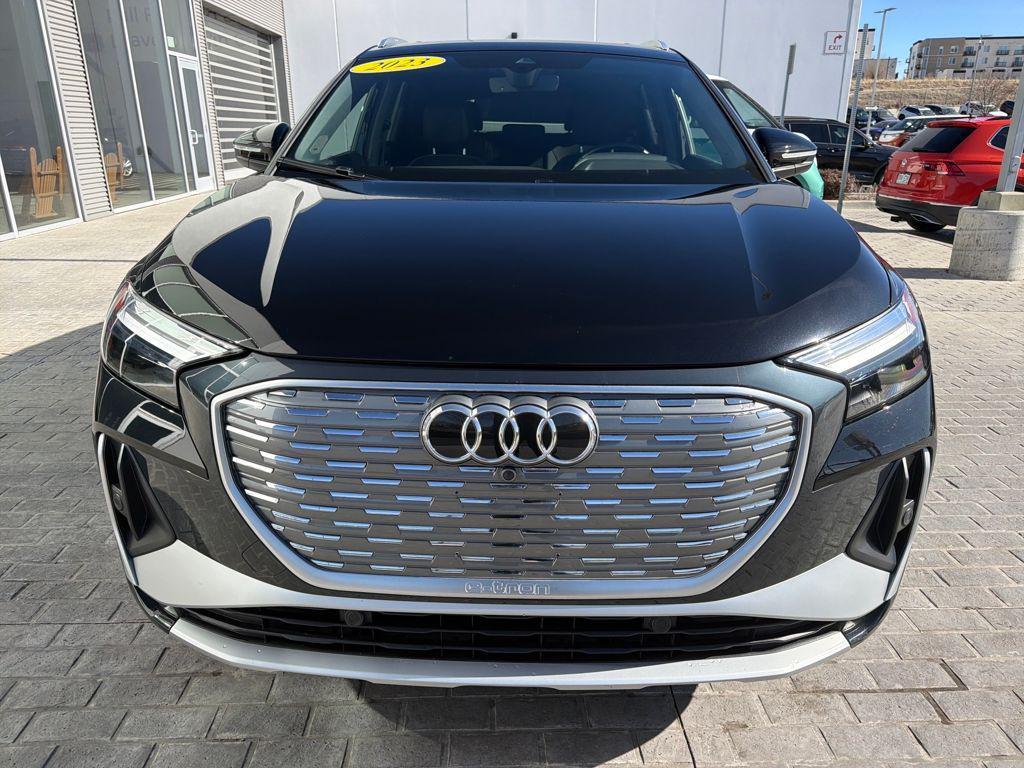 used 2023 Audi Q4 e-tron car, priced at $27,477