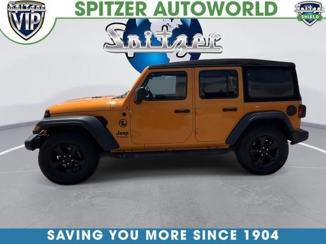 used 2021 Jeep Wrangler Unlimited car, priced at $28,646