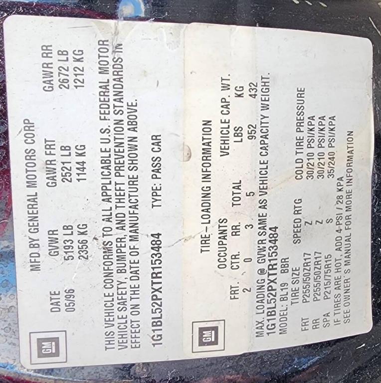 used 1996 Chevrolet Caprice Classic car, priced at $16,950